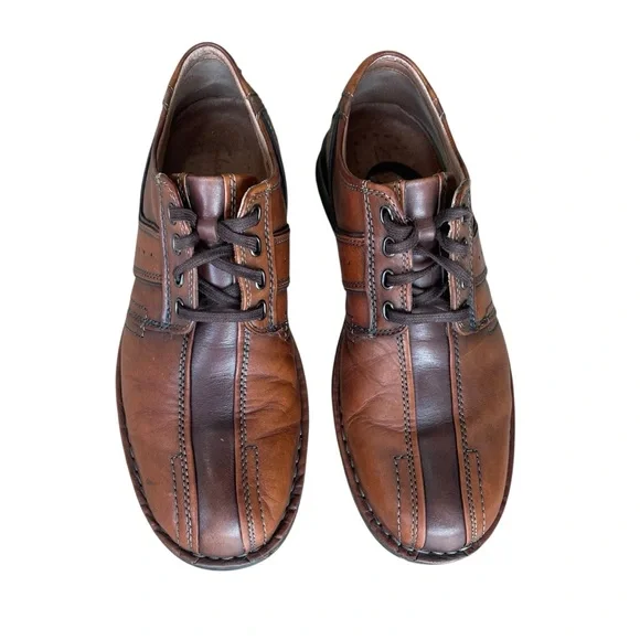 Clarks | Shoes | Clarks Mens Touareg Brown Leather Oxfords  display picture 3